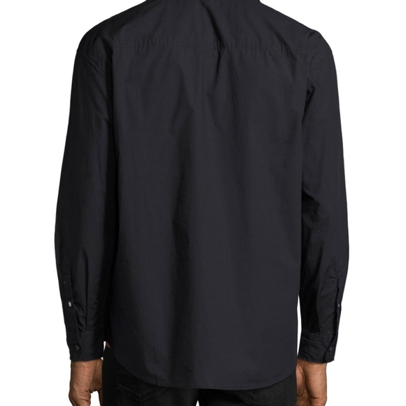 Diesel Black S-Nigel Zip-Front Shirt Jacket. - Picture 4 of 16